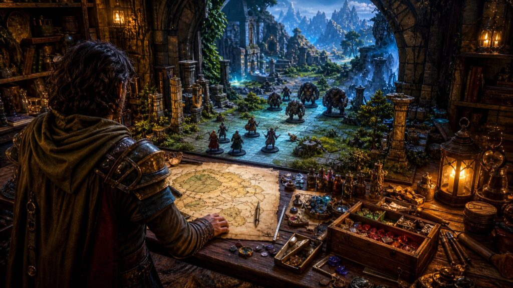 Turn-Based Retro Pixel Art RPG dengan Crafting Strategis dan Lore Mendalam