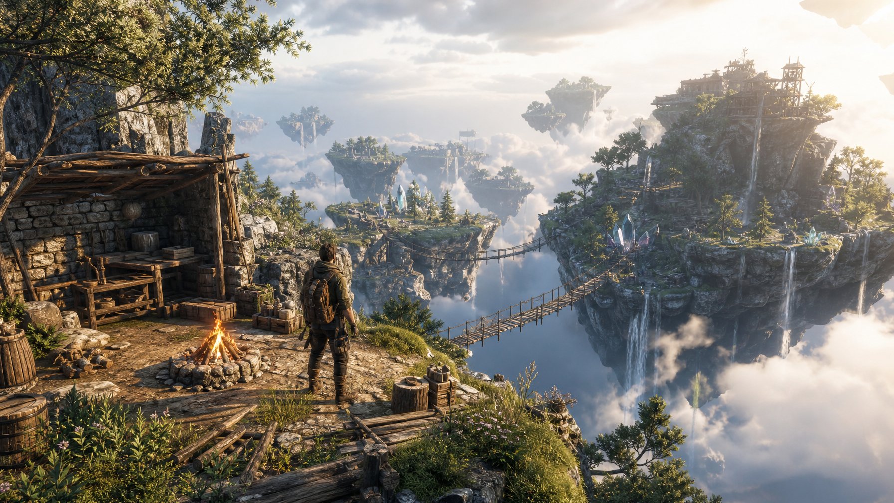Sandbox Survival Crafting RPG dengan Pulau Terapung yang Dibuat Secara Prosedural – Panduan Dunia Terbuka