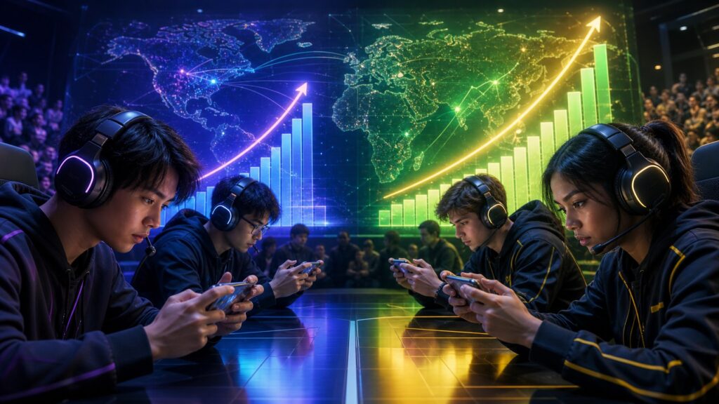 Perbandingan Pendapatan Industri Mobile Esports Global 2025 vs 2026: Tren Dan Proyeksi Utama